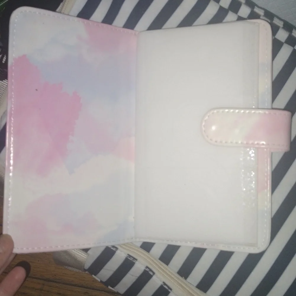 FujiFilm Instax Mini 9 wallet case photo album-Pink Swirl